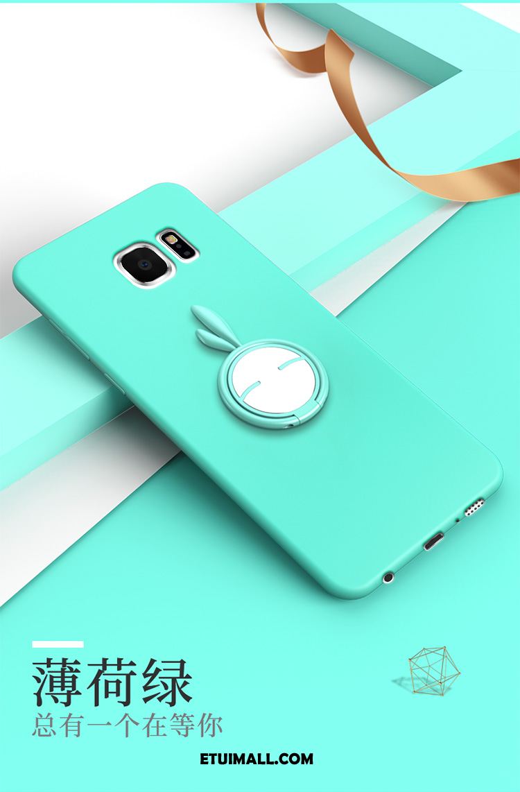 Etui Samsung Galaxy S6 Edge Gwiazda Silikonowe Zielony Telefon Komórkowy Jednolity Kolor Futerał Tanie