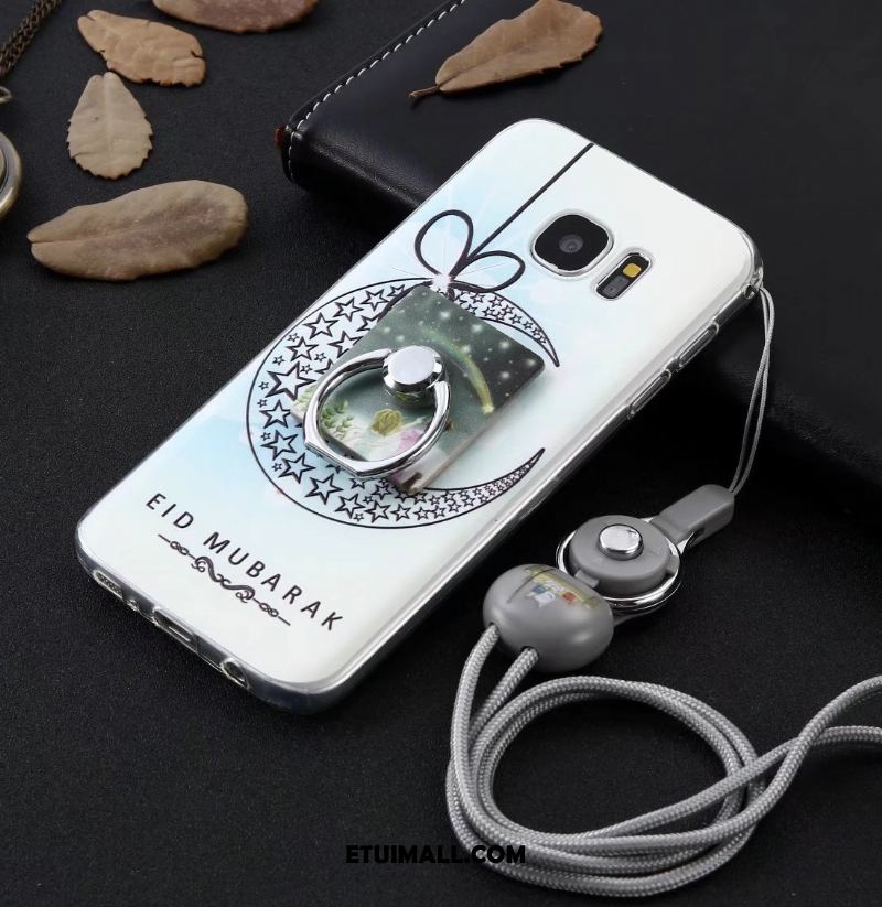 Etui Samsung Galaxy S6 Kreskówka Wspornik Ochraniacz Biały Ring Futerał Sprzedam