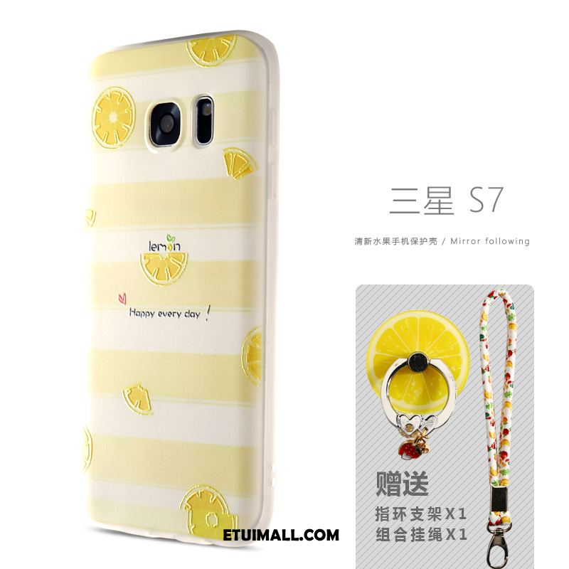 Etui Samsung Galaxy S7 Edge Kreatywne All Inclusive Żółty Przezroczysty Tendencja Futerał Oferta