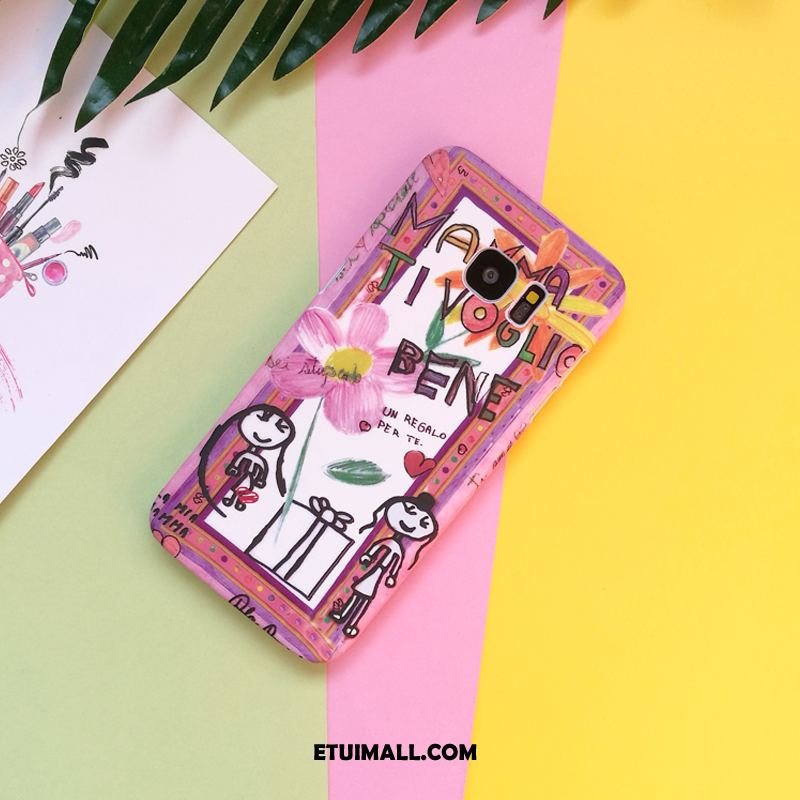 Etui Samsung Galaxy S7 Edge Lekki I Cienki Różowe Telefon Komórkowy Piękny Graffiti Obudowa Dyskont