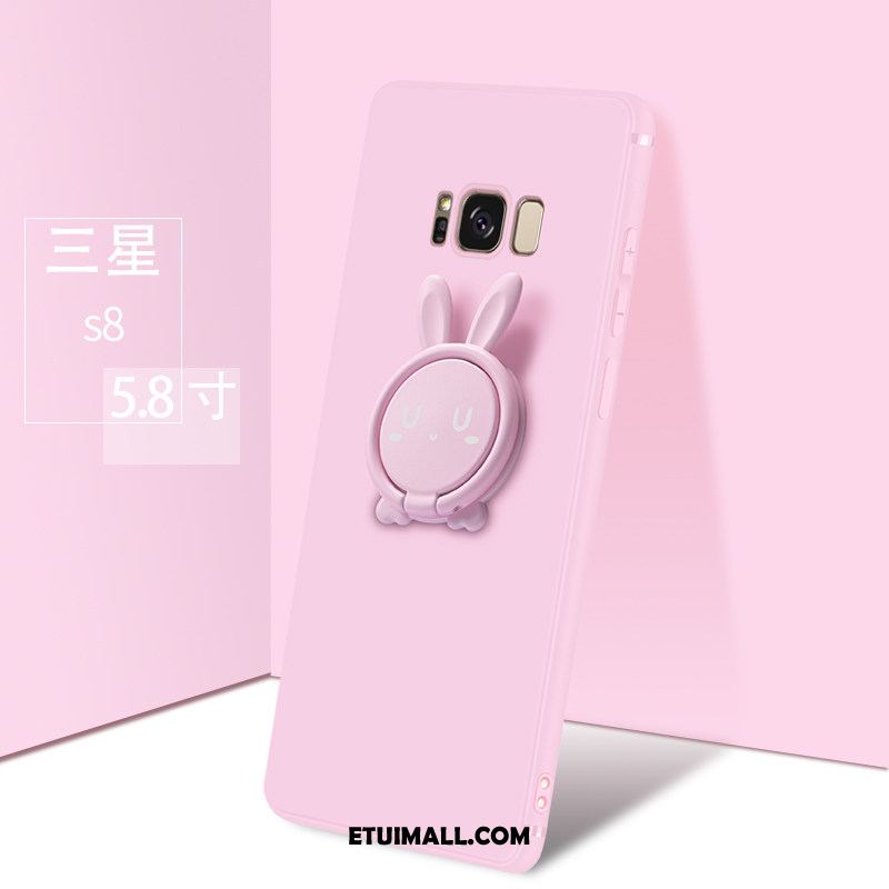 Etui Samsung Galaxy S8 Anti-fall Nubuku Różowe Telefon Komórkowy Gwiazda Pokrowce Tanie