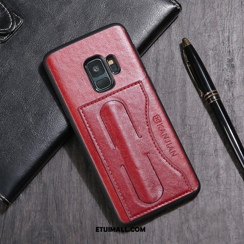 Etui Samsung Galaxy S9 Wspornik Karta Telefon Komórkowy Gwiazda Czerwony Futerał Dyskont