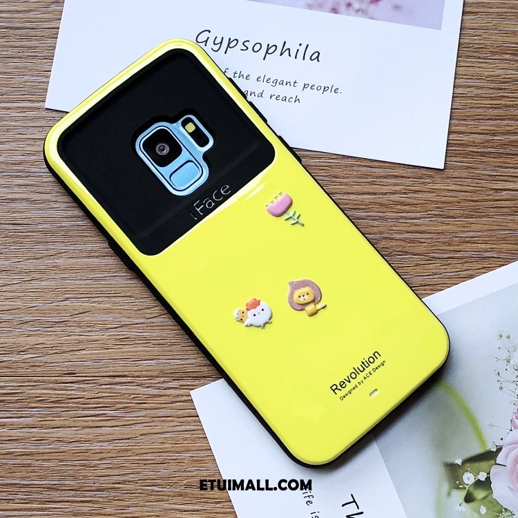 Etui Samsung Galaxy S9 Żółty Ochraniacz Telefon Komórkowy Gwiazda Ring Obudowa Online