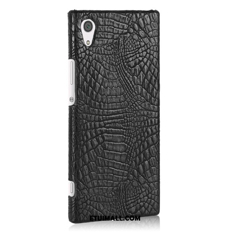 Etui Sony Xperia Xa1 Ochraniacz Czarny Telefon Komórkowy Krokodyl Trudno Obudowa Kup