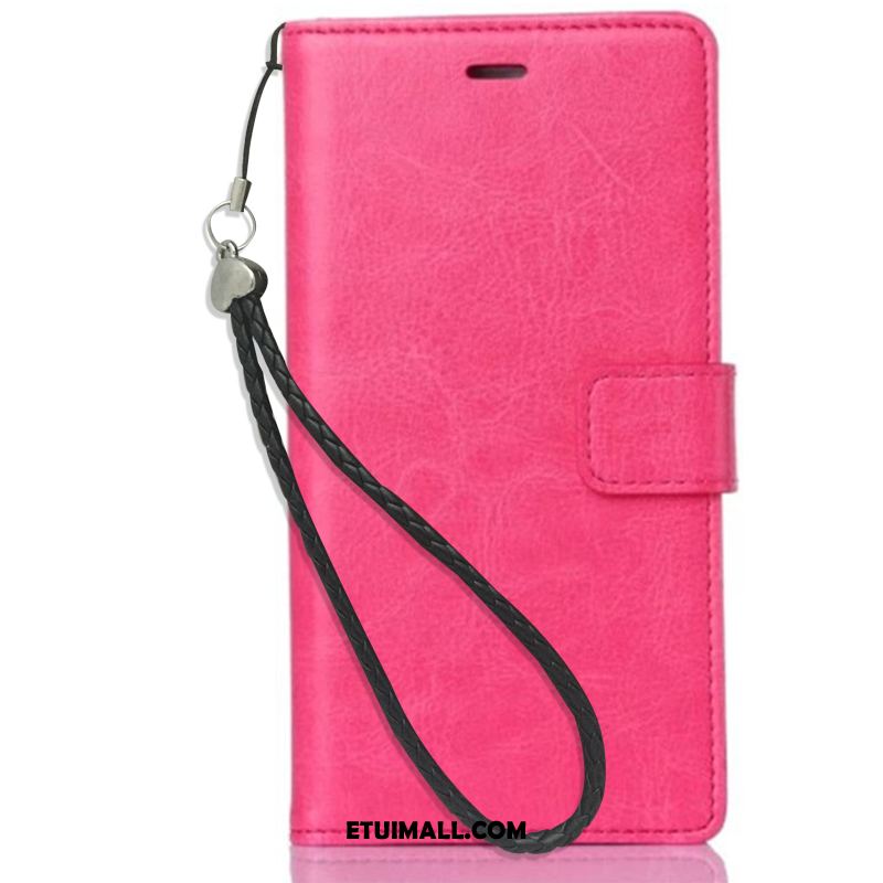 Etui Sony Xperia Xa1 Plus Telefon Komórkowy Ochraniacz Portfel Różowe Skórzany Futerał Obudowa Tanie