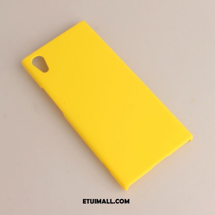Etui Sony Xperia Xa1 Trudno Telefon Komórkowy Żółty Proste Nubuku Pokrowce Sprzedam