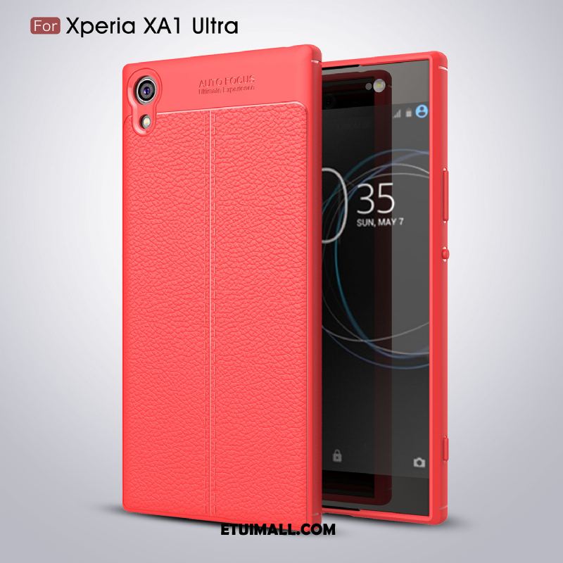 Etui Sony Xperia Xa1 Ultra Telefon Komórkowy Miękki Czerwony Anti-fall Silikonowe Pokrowce Online
