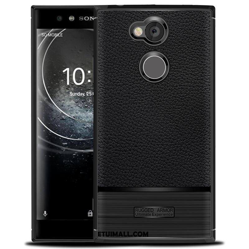 Etui Sony Xperia Xa2 Telefon Komórkowy All Inclusive Silikonowe Miękki Czarny Obudowa Dyskont