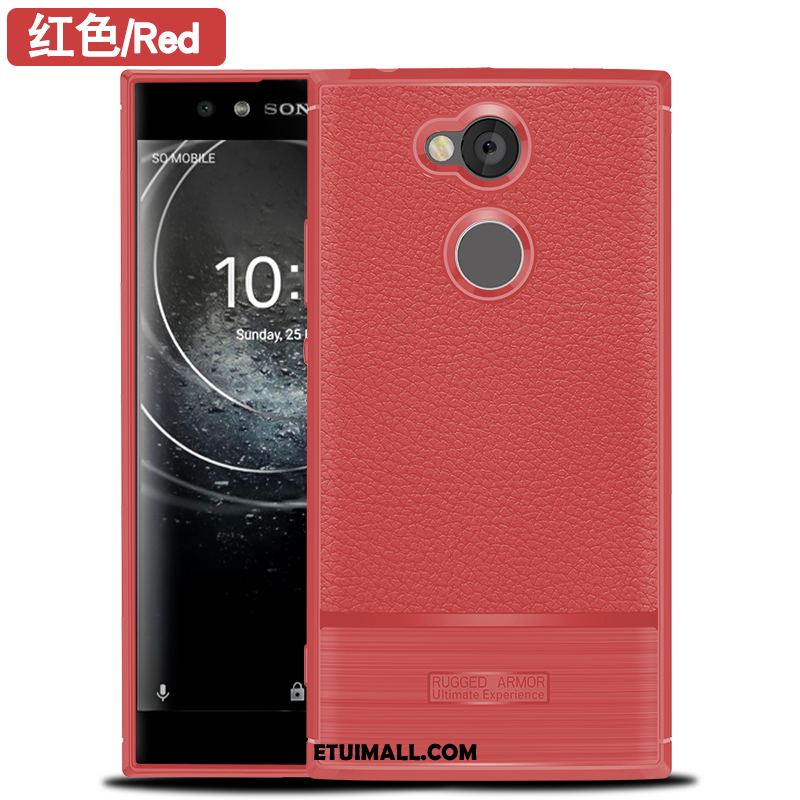 Etui Sony Xperia Xa2 Ultra All Inclusive Czerwony Silikonowe Anti-fall Ochraniacz Obudowa Sklep