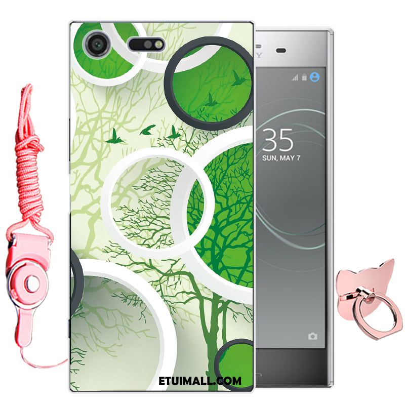 Etui Sony Xperia Xz Premium Telefon Komórkowy Kreskówka Miękki Ochraniacz Zielony Pokrowce Online