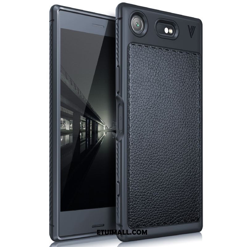 Etui Sony Xperia Xz1 Compact Silikonowe All Inclusive Telefon Komórkowy Anti-fall Czarny Futerał Sklep