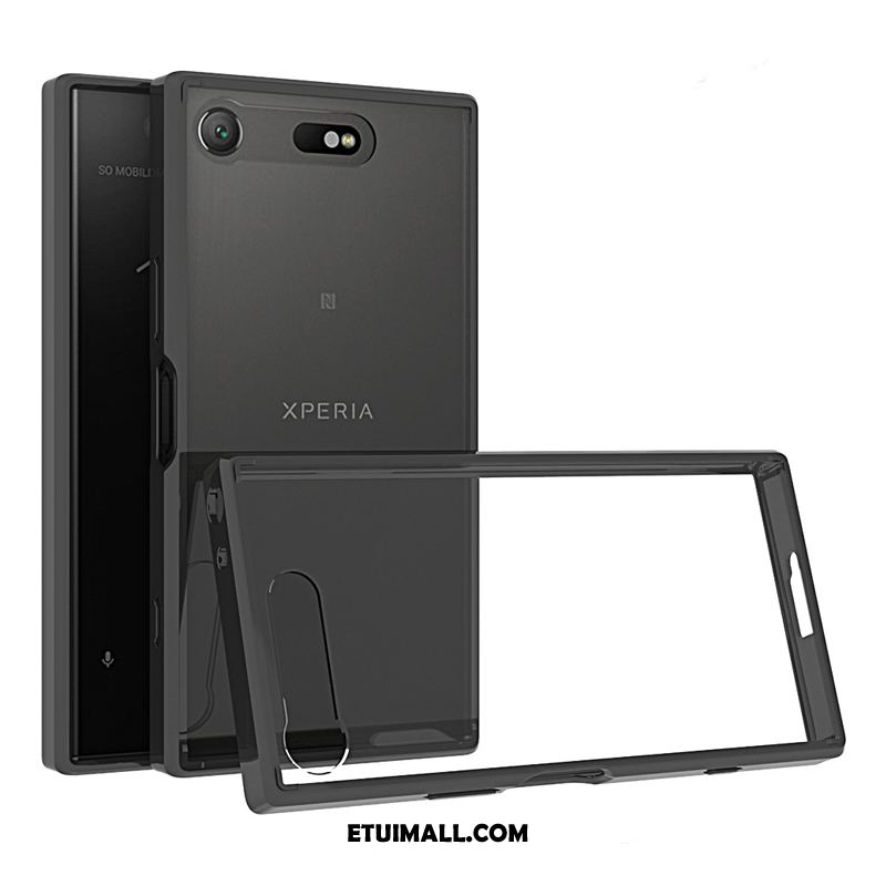 Etui Sony Xperia Xz1 Compact Telefon Komórkowy Granica Anti-fall Ochraniacz Czarny Pokrowce Kupię
