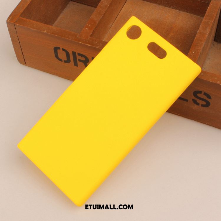 Etui Sony Xperia Xz1 Compact Trudno Nubuku Ochraniacz Telefon Komórkowy Żółty Futerał Online