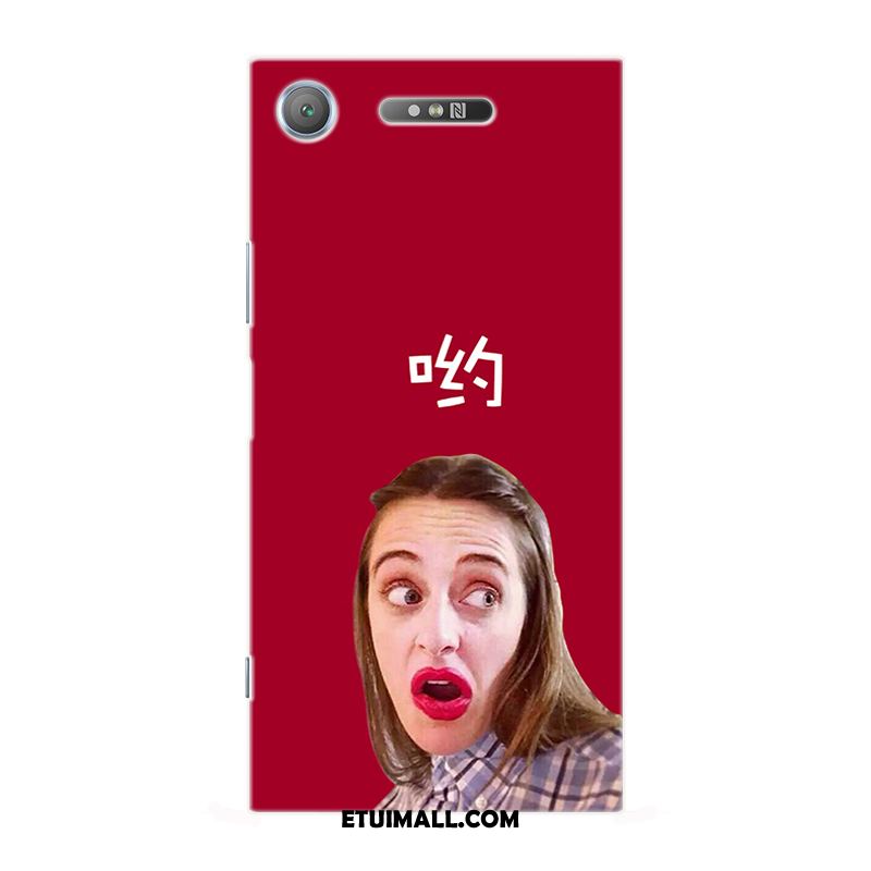 Etui Sony Xperia Xz1 Czerwony Osobowość Ochraniacz Telefon Komórkowy Zakochani Pokrowce Kup