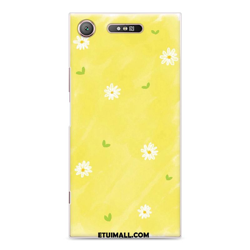 Etui Sony Xperia Xz1 Kreatywne Żółty Anti-fall Telefon Komórkowy Ochraniacz Pokrowce Kupię
