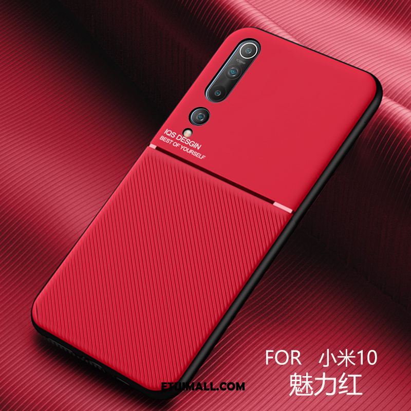 Etui Xiaomi Mi 10 Nubuku Cienkie Skóra Ochraniacz Mały Obudowa Na Sprzedaż
