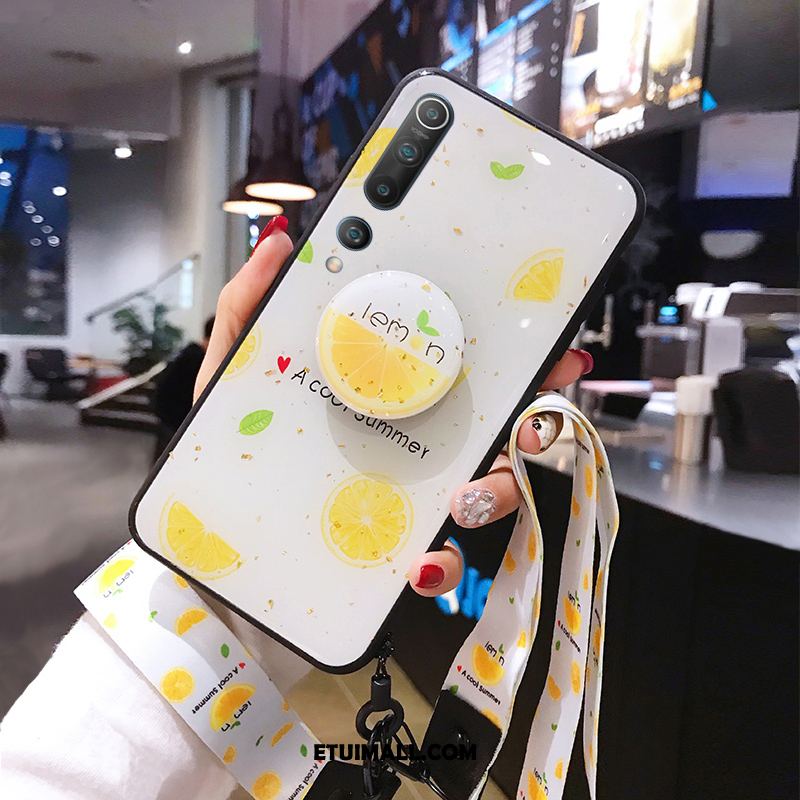 Etui Xiaomi Mi 10 Świeży Żółty Ochraniacz Cienkie Silikonowe Futerał Tanie