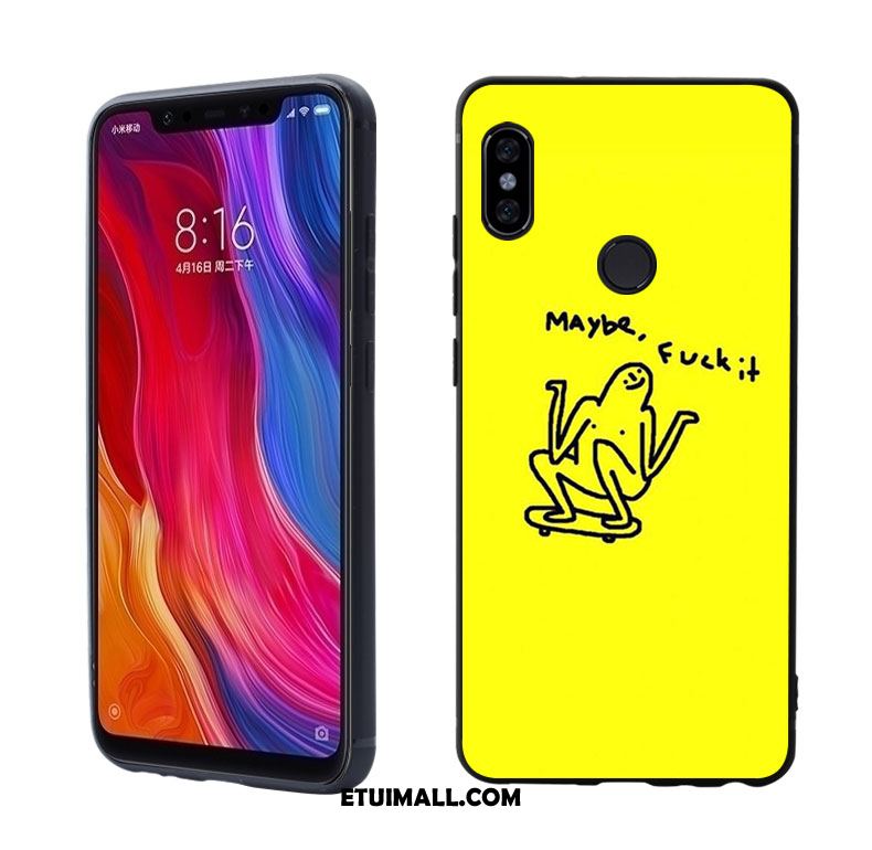 Etui Xiaomi Mi 8 Kreatywne Moda Żółty Miękki Mały Futerał Sklep