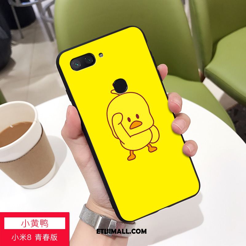 Etui Xiaomi Mi 8 Lite All Inclusive Żółty Kreskówka Młodzież Piękny Futerał Kup