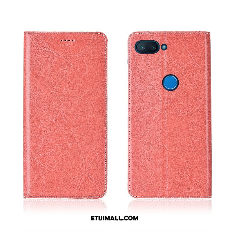 Etui Xiaomi Mi 8 Lite Anti-fall Skórzany Futerał Młodzież Klapa Różowe Obudowa Kupię