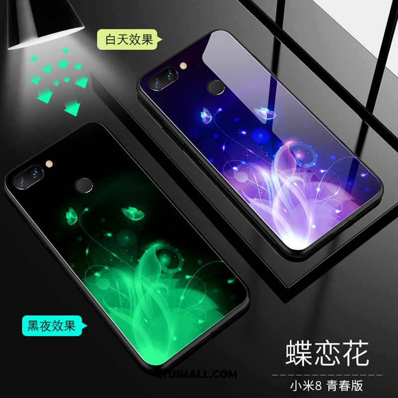 Etui Xiaomi Mi 8 Lite Tendencja Świecące Kreatywne Telefon Komórkowy Osobowość Pokrowce Tanie