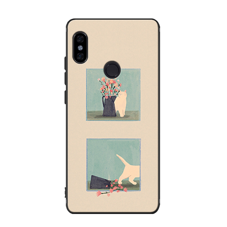 Etui Xiaomi Mi 8 Ochraniacz Kreskówka Żółty Telefon Komórkowy Kotek Futerał Kupię