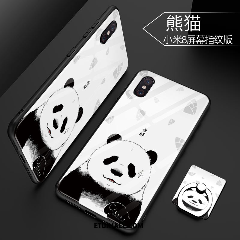 Etui Xiaomi Mi 8 Pro Młodzież Biały Kreatywne Nubuku Miękki Obudowa Kup