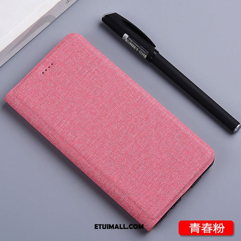 Etui Xiaomi Mi 8 Różowe Bawełniane Mały Ochraniacz Skórzany Futerał Pokrowce Tanie
