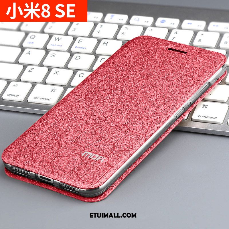 Etui Xiaomi Mi 8 Se Czerwony Modna Marka Trudno Telefon Komórkowy Klapa Pokrowce Tanie