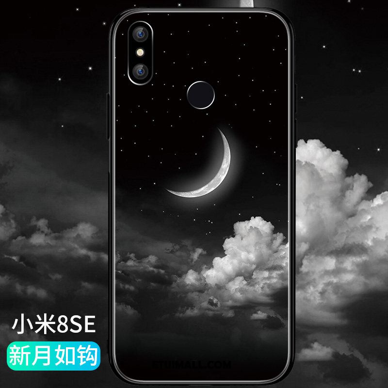 Etui Xiaomi Mi 8 Se Ochraniacz Cienkie Tendencja Kreatywne Czarny Futerał Oferta