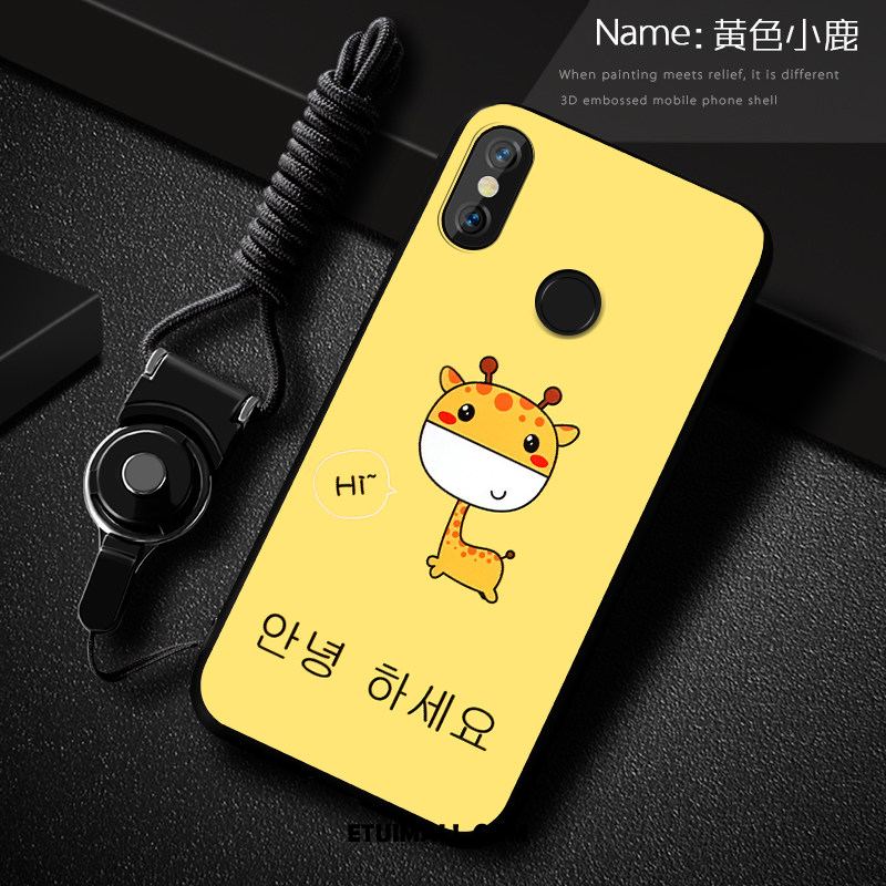 Etui Xiaomi Mi 8 Se Osobowość Kreskówka Kreatywne Żółty Tendencja Futerał Sklep