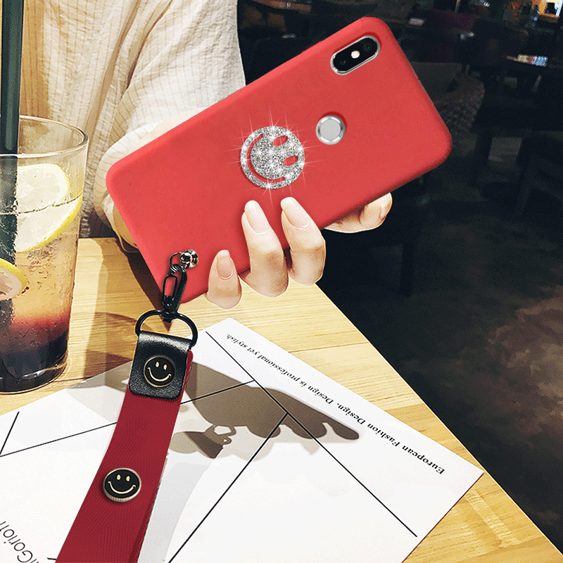 Etui Xiaomi Mi 8 Se Smile All Inclusive Modna Marka Rhinestone Nubuku Futerał Sklep