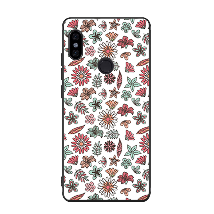 Etui Xiaomi Mi 8 Se Telefon Komórkowy Anti-fall Silikonowe Sztuka Kwiaty Futerał Oferta