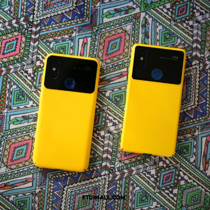 Etui Xiaomi Mi 8 Szkło Cienkie Bambus Żółty Telefon Komórkowy Futerał Kup