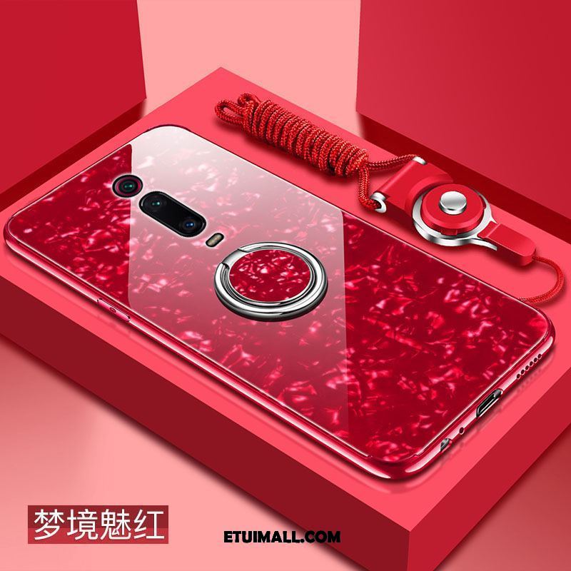 Etui Xiaomi Mi 9t Pro Mały Anti-fall Telefon Komórkowy Czerwony Szkło Futerał Sklep