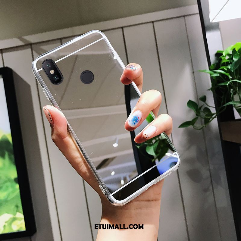 Etui Xiaomi Mi A2 Lustro Biały Mały Telefon Komórkowy Silikonowe Pokrowce Sprzedam