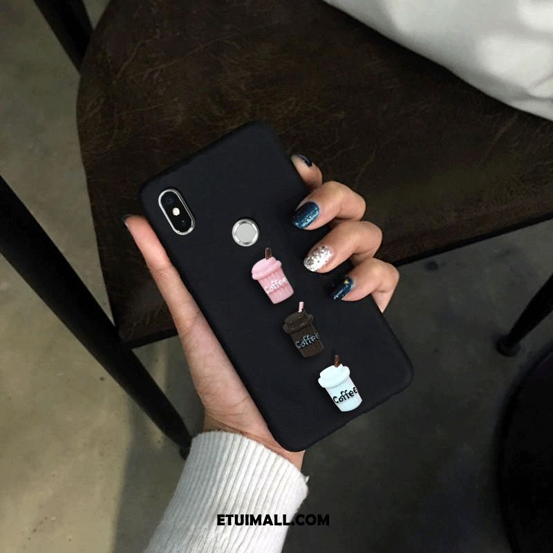 Etui Xiaomi Mi A2 Silikonowe Tendencja Ochraniacz Młodzież Czarny Pokrowce Kupię
