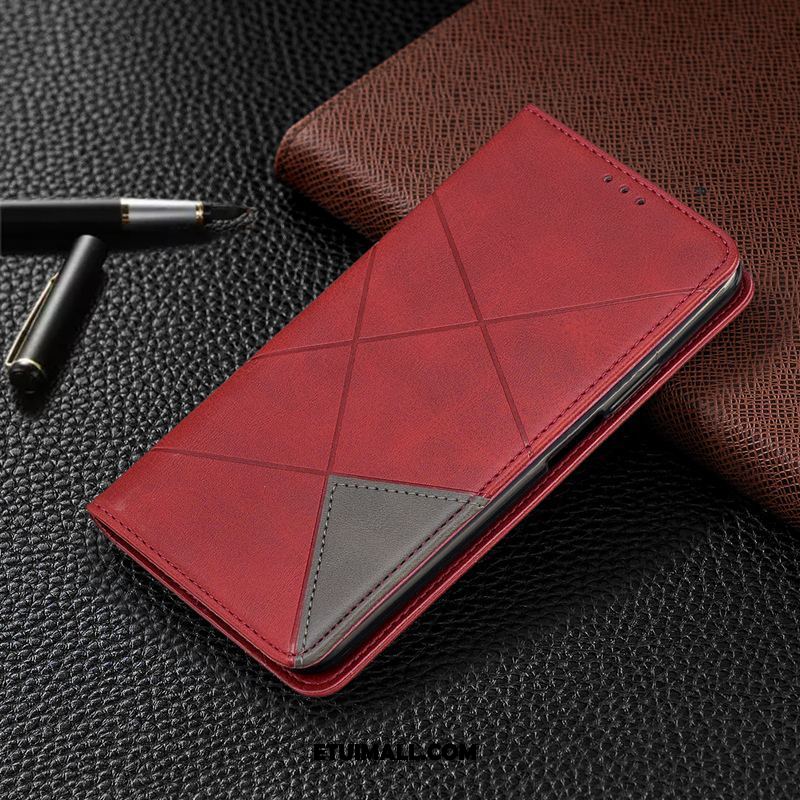 Etui Xiaomi Mi A3 Telefon Komórkowy Ochraniacz Automatycznie Mały Czerwony Futerał Tanie