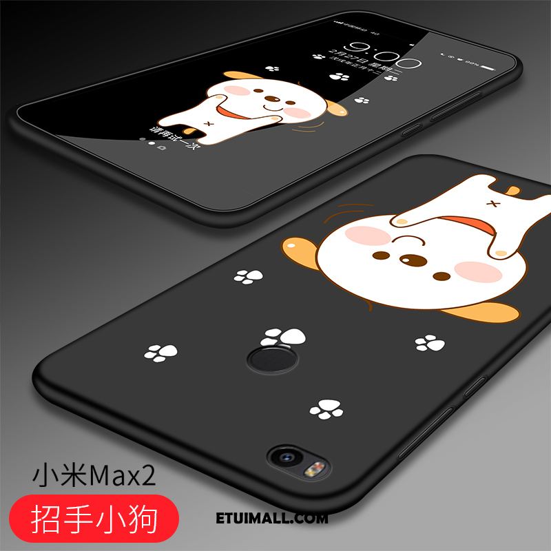 Etui Xiaomi Mi Max 2 All Inclusive Czarny Miękki Silikonowe Nubuku Pokrowce Dyskont