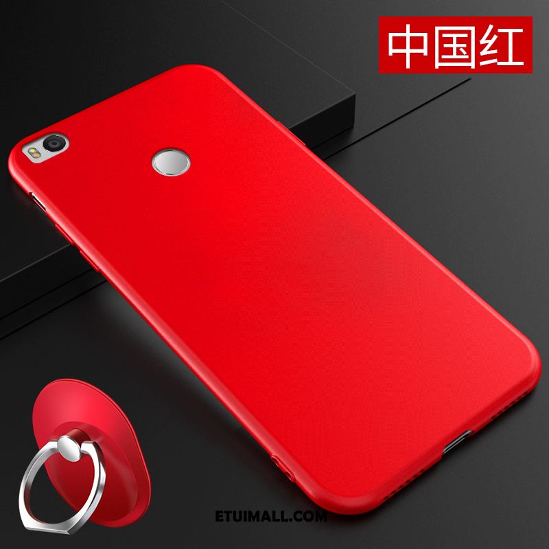 Etui Xiaomi Mi Max 2 Czerwony Wspornik Nubuku Miękki Tendencja Pokrowce Na Sprzedaż