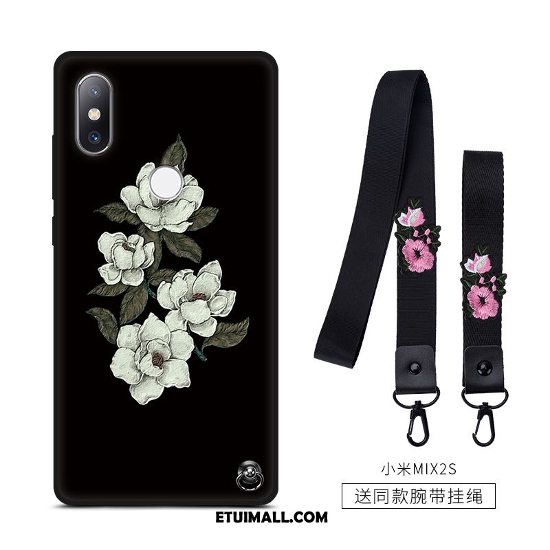 Etui Xiaomi Mi Mix 2s Miękki Czarny Telefon Komórkowy Silikonowe Anti-fall Obudowa Tanie