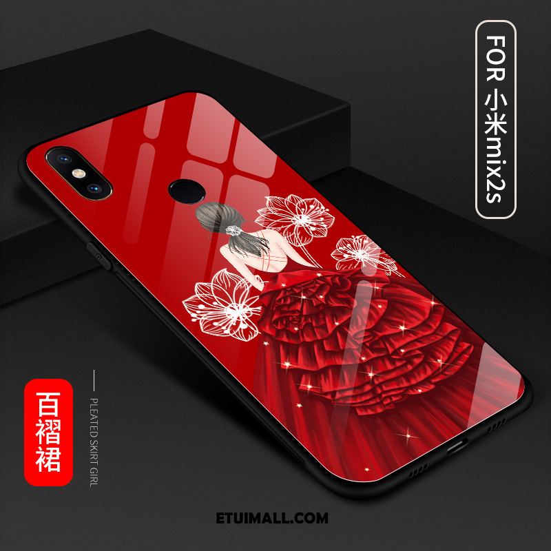 Etui Xiaomi Mi Mix 2s Osobowość Anti-fall Szkło Hartowane Tendencja Kreatywne Pokrowce Tanie