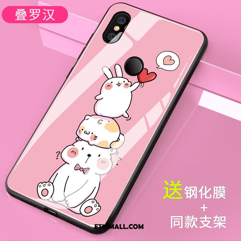 Etui Xiaomi Mi Mix 3 Kreskówka Telefon Komórkowy Mały Wzór Szkło Futerał Kupię