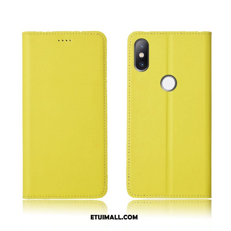 Etui Xiaomi Mi Mix 3 Miękki Żółty Klapa Anti-fall Ochraniacz Pokrowce Sprzedam