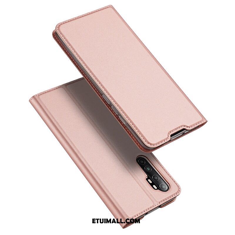 Etui Xiaomi Mi Note 10 Lite Mały Skórzany Futerał Różowe Biznes Telefon Komórkowy Futerał Sprzedam