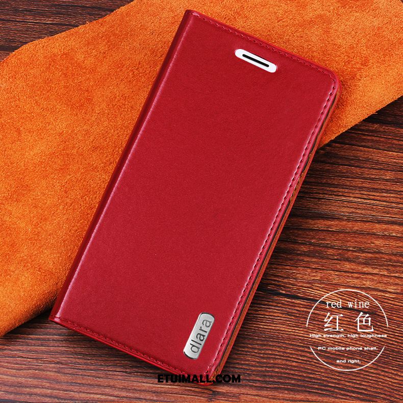 Etui Xiaomi Redmi 5 Plus Skórzany Futerał Czerwony Mały Telefon Komórkowy Ochraniacz Futerał Sprzedam