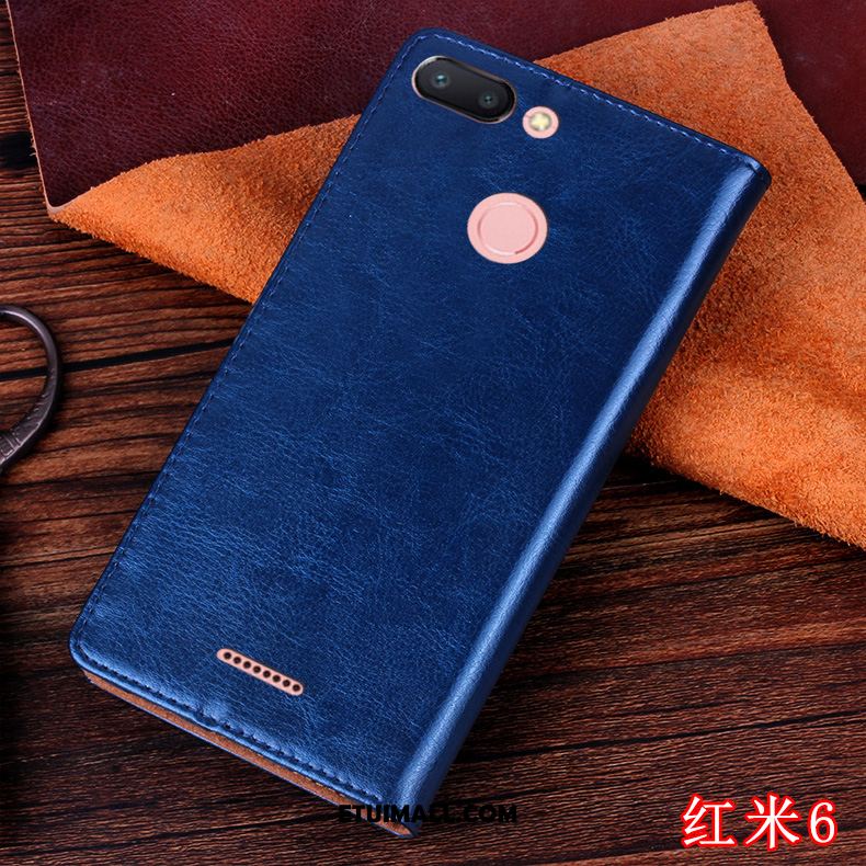 Etui Xiaomi Redmi 6 All Inclusive Niebieski Silikonowe Anti-fall Ochraniacz Futerał Tanie