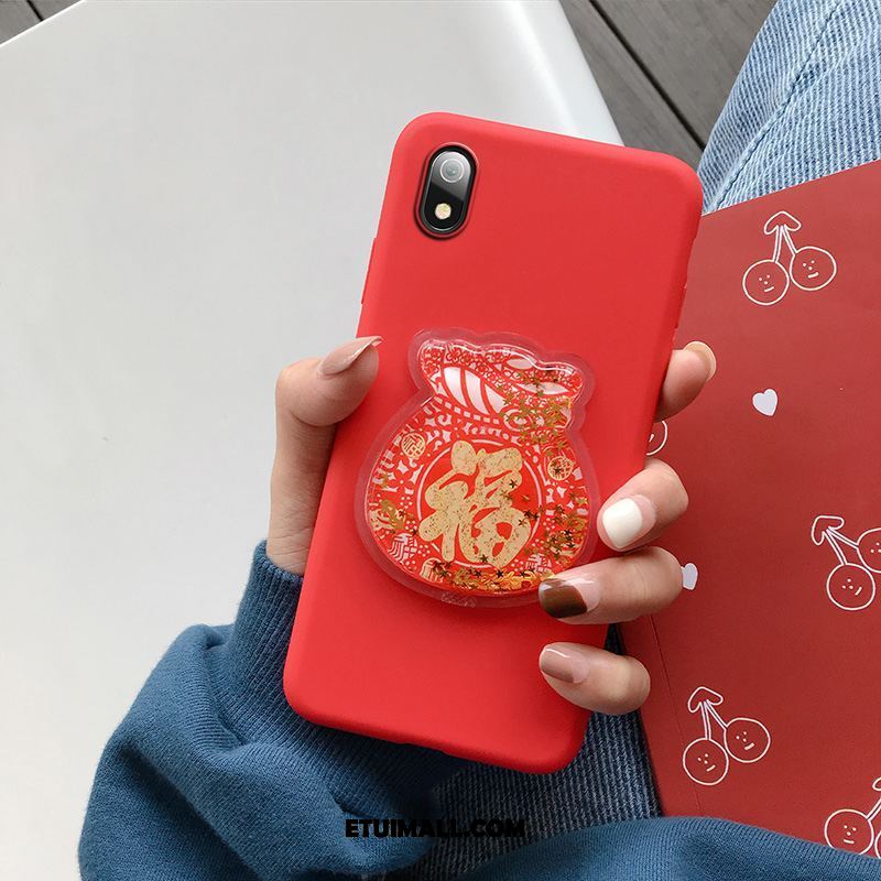 Etui Xiaomi Redmi 7a Nowy Osobowość Kreatywne Czerwony Skóra Futerał Na Sprzedaż