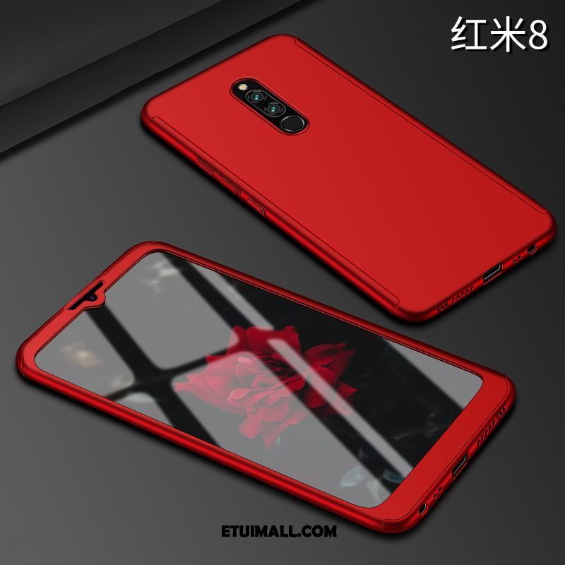 Etui Xiaomi Redmi 8 Telefon Komórkowy Czerwony All Inclusive Anti-fall Nubuku Pokrowce Na Sprzedaż