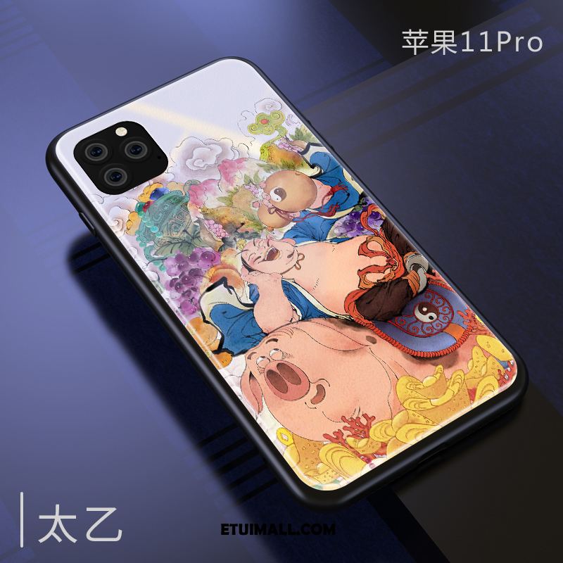 Etui iPhone 11 Pro Szkło Nowy Chiński Styl Modna Marka Telefon Komórkowy Pokrowce Tanie